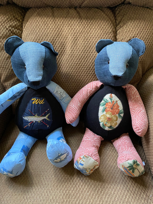 Memory Teddy Bear and Quilt