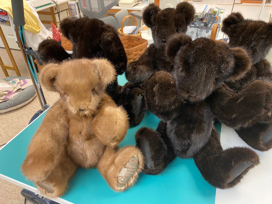 August Mink Memory Teddy Bears