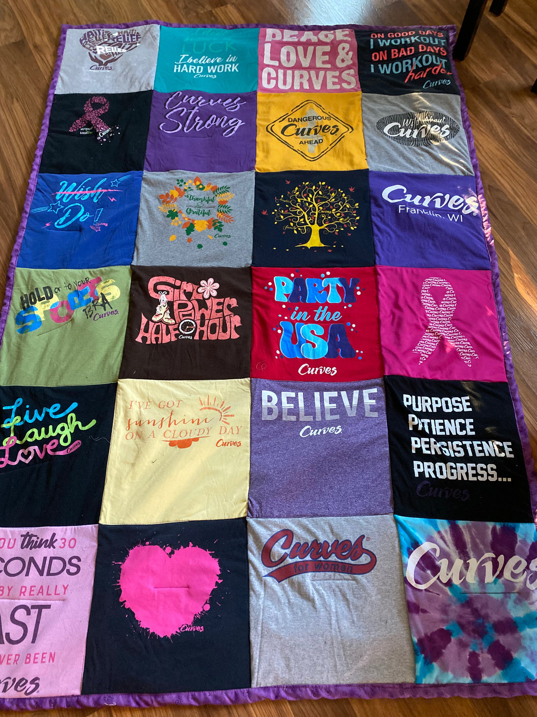 Curves Memory quilt