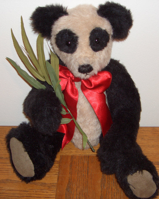 Panda Mohair Teddy Bear