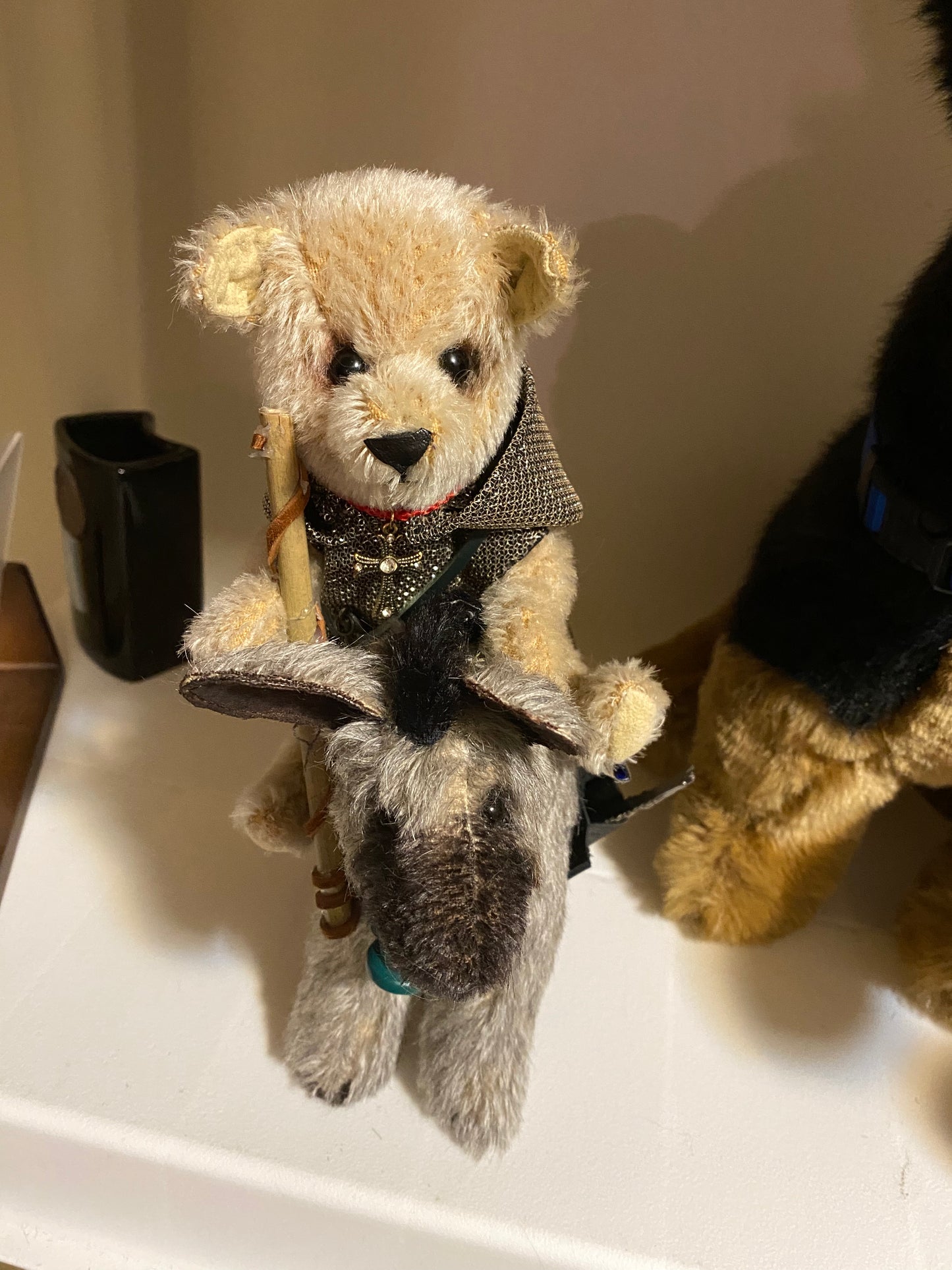 Warrior Teddy Bear and Pack Mule