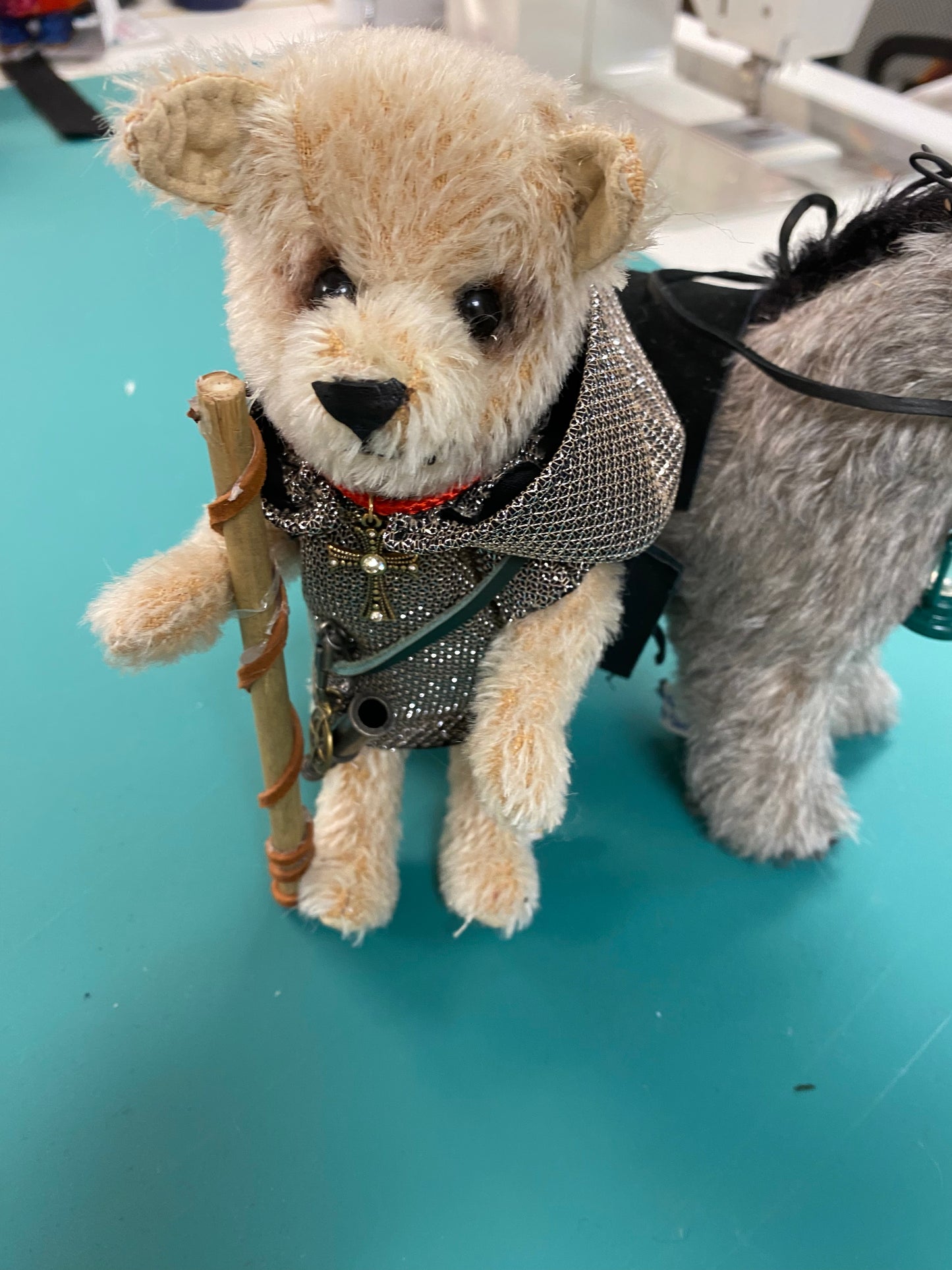 Warrior Teddy Bear and Pack Mule