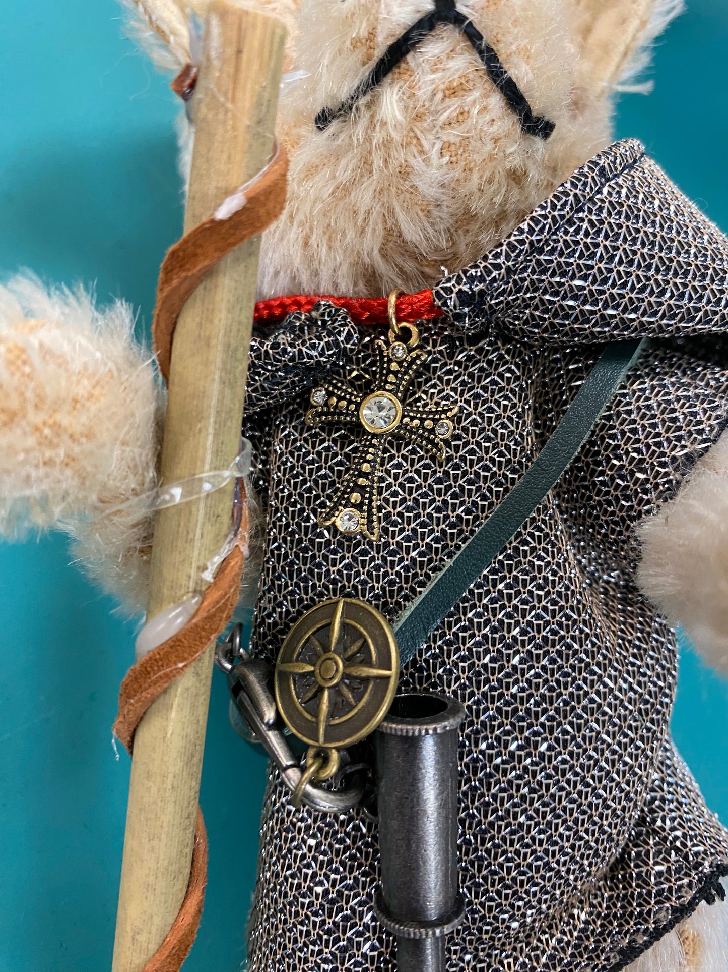 Warrior Teddy Bear and Pack Mule