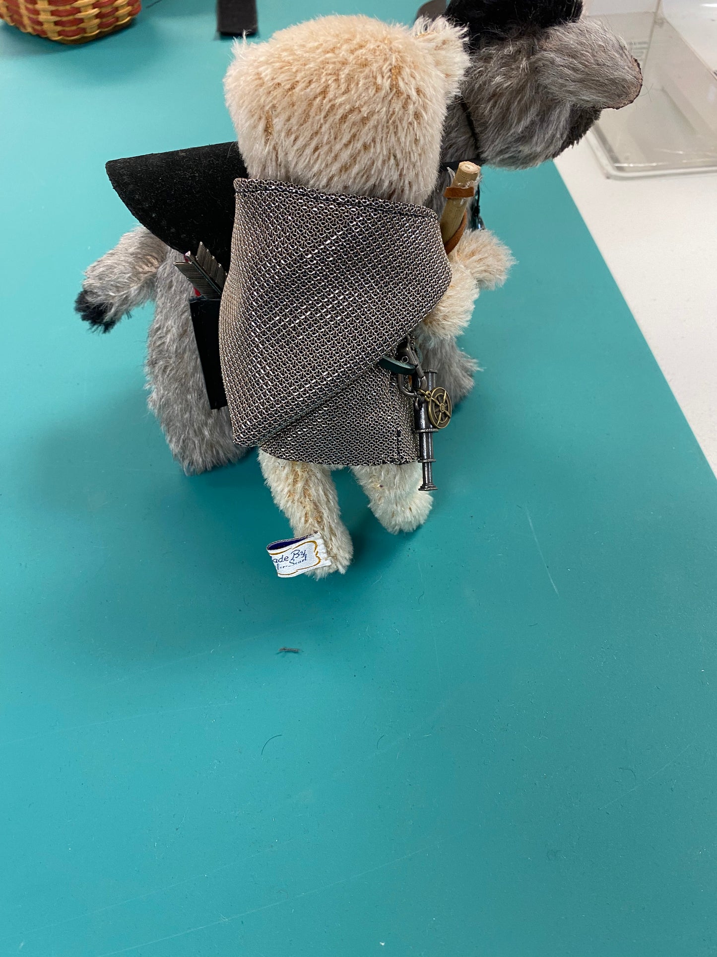 Warrior Teddy Bear and Pack Mule